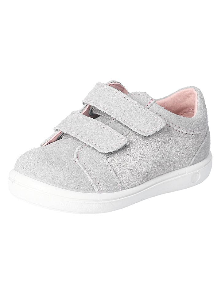 PEPINO Leder-Sneakers "Nadja" in Grau - 72% | Größe 27 | Babysneakers