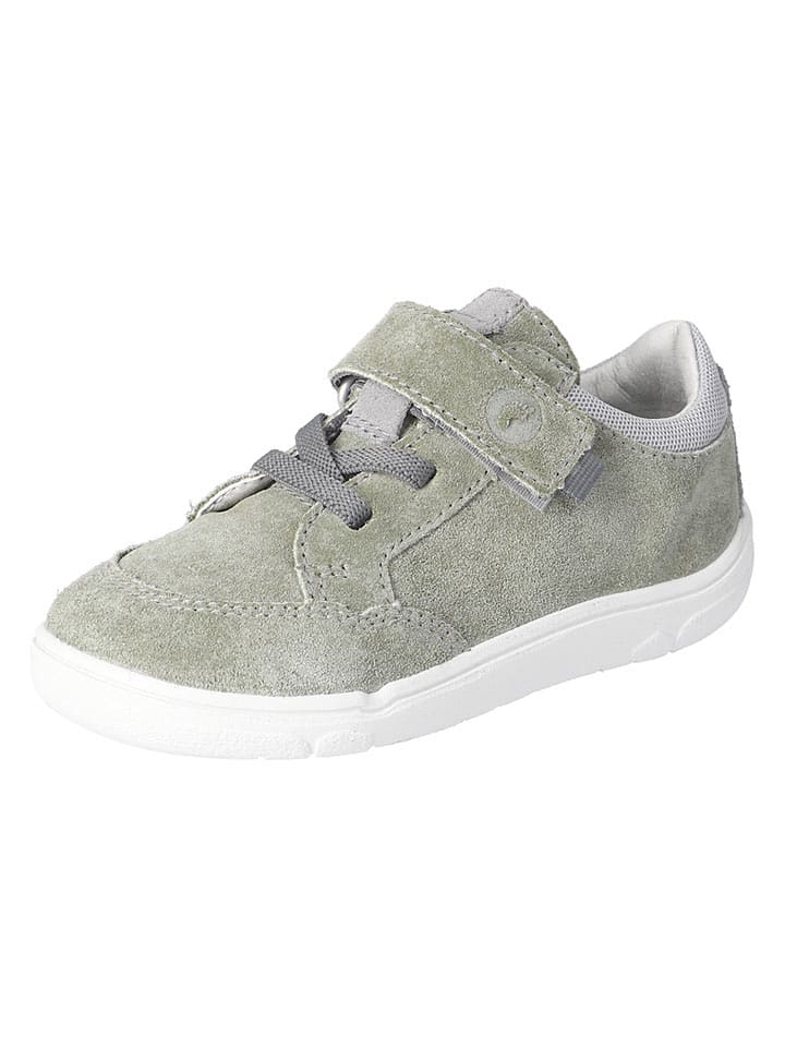 Ricosta Leder-Sneakers "Arthur" in Khaki - 42% | Größe 29 | Kindersneakers