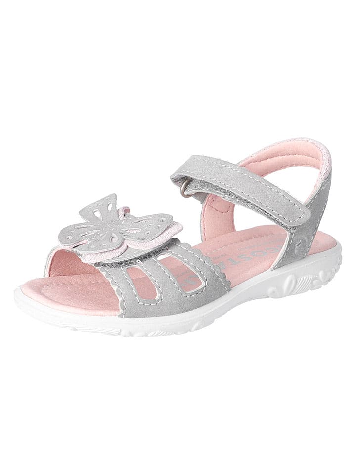 Ricosta Leder-Sandalen "Kelebek" in Grau - 61% | Größe 32 | Kindersandalen