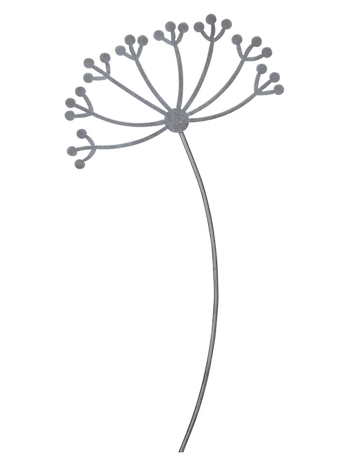 POSIWIO Gartenstecker ''Dolde'' in Grau - (L)113 x (B)34 cm - 14% | Gartendeko
