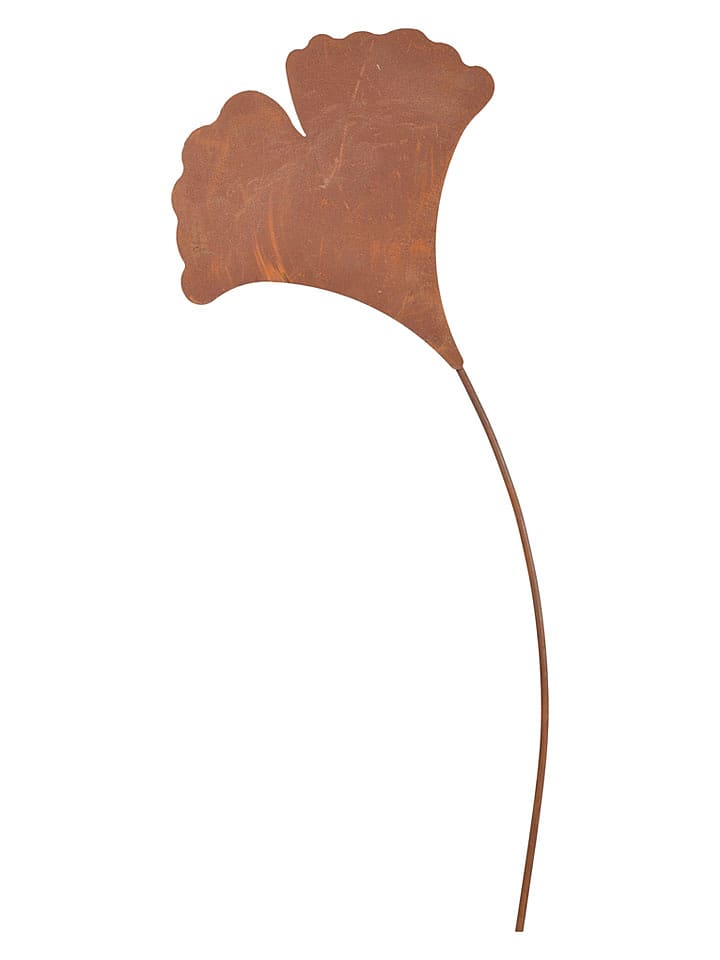 POSIWIO Gartenstecker ''Blatt'' in Rostrot - (L)140 x (B)34 cm - 13% | Gartendeko