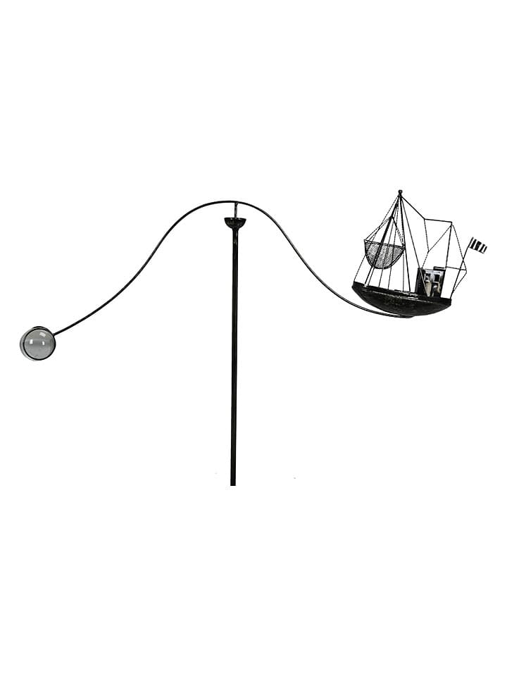 POSIWIO Windspiel ''Kutter'' in Silber - (B)88 x (H)144 x (T)10,5 cm - 13% | Gartendeko