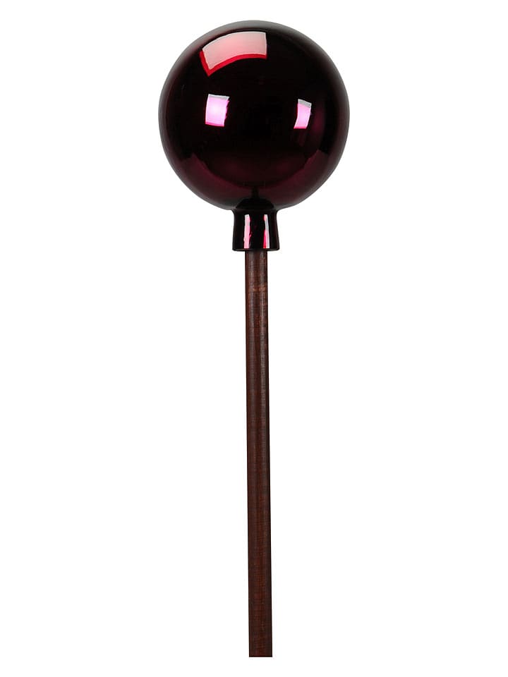 POSIWIO Gartenstecker ''Kugel'' in Bordeaux - (H)25 x Ø 20 cm - 17% | Gartendeko