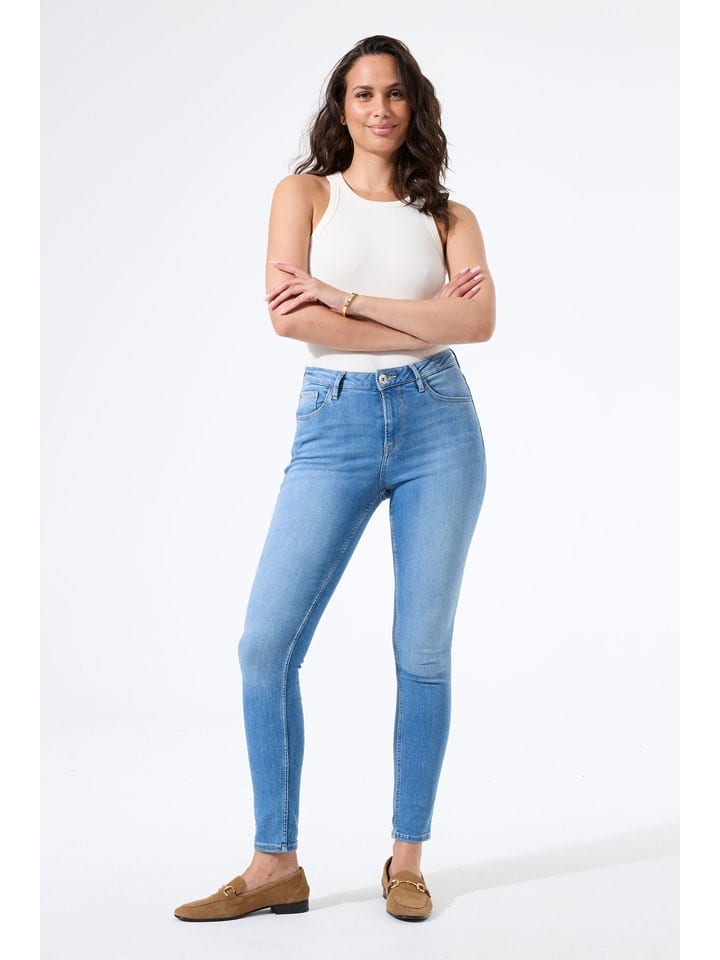 Garcia Jeans "Celia" - Skinny fit - in Blau - 57% | Größe W27 | Damenjeans