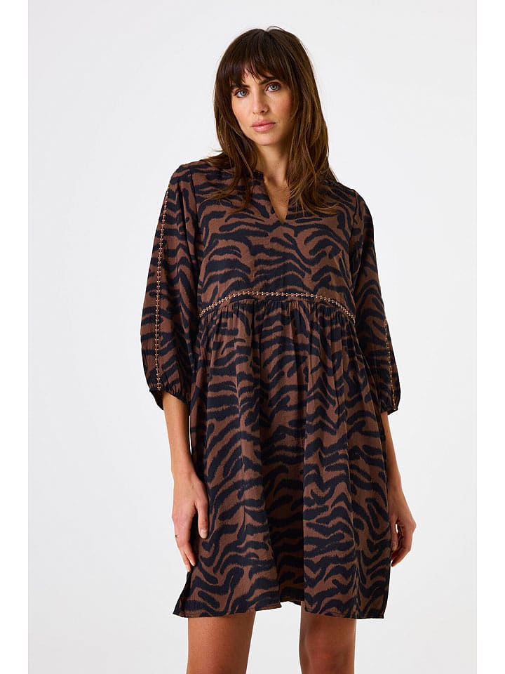 Garcia Kleid in Hellbraun - 58% | Größe M | Damen-kleider