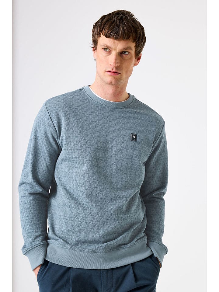 Garcia Sweatshirt in Hellblau - 48% | Größe L | Herren-plussize