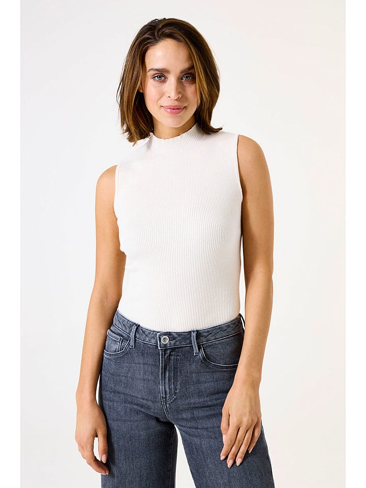 Garcia Pullunder in Creme - 50% | Größe XL | Damen-pullover-cardigans