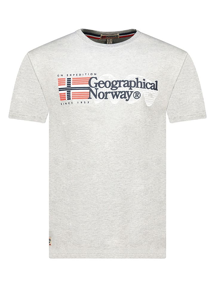 Geographical Norway Shirt "Jaramont" in Grau - 59% | Größe M | Herren-plussize
