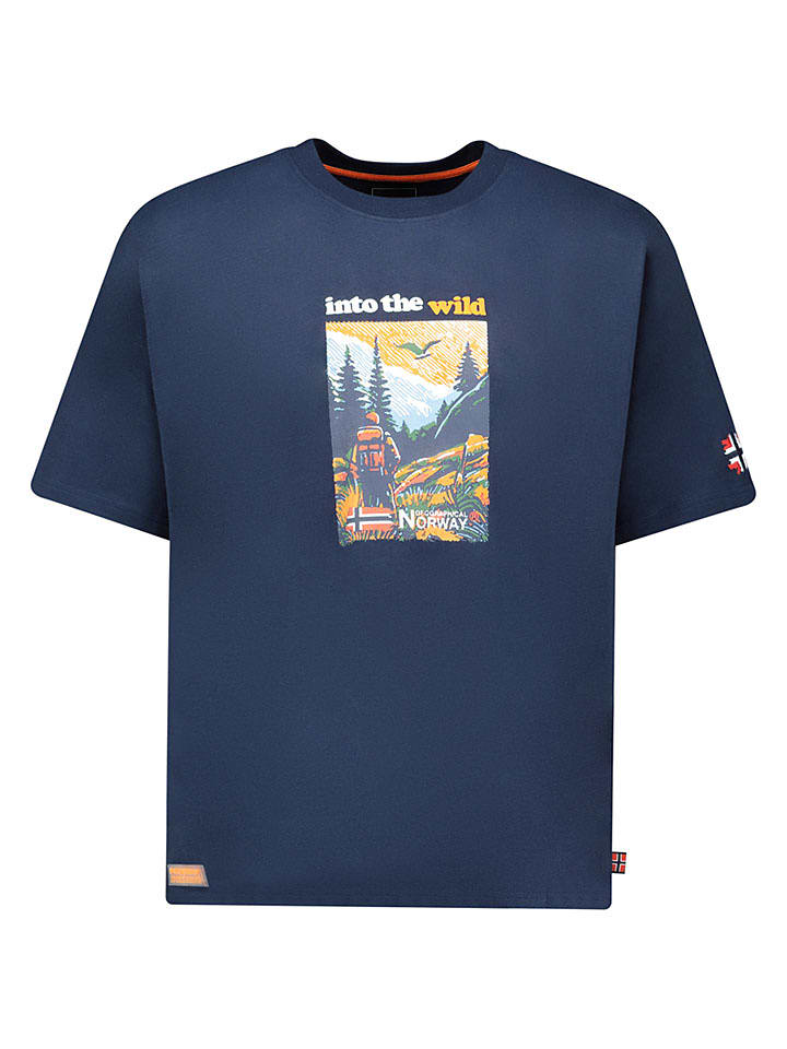 Geographical Norway Shirt "Jinto" in Dunkelblau - 59% | Größe XXL | Herren-plussize
