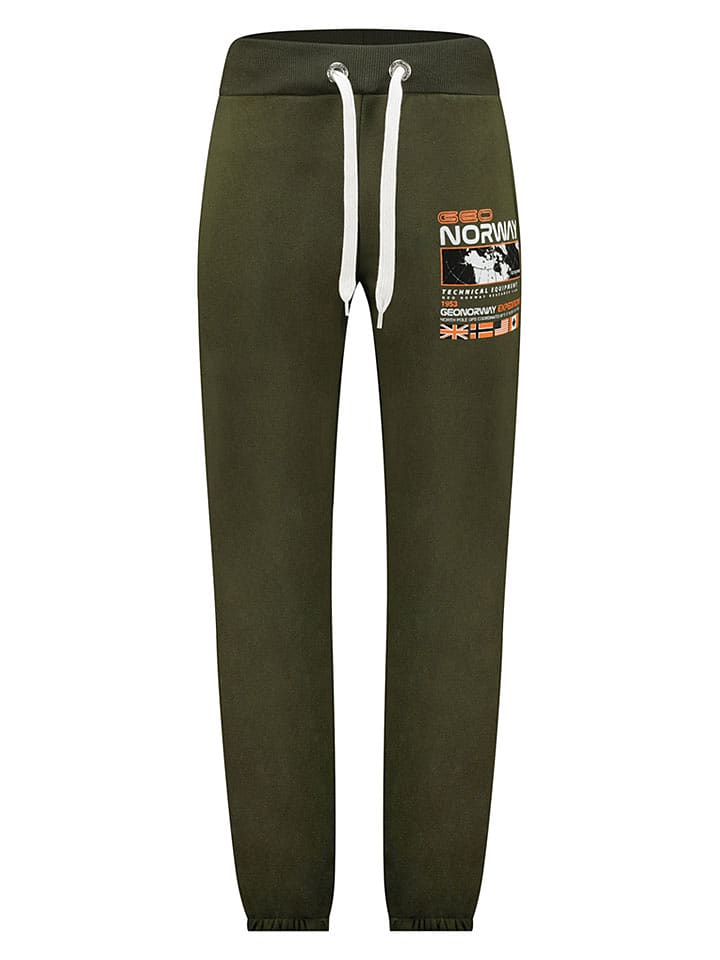 Geographical Norway Spodnie dresowe "Mholme" w kolorze khaki rozmiar: XL