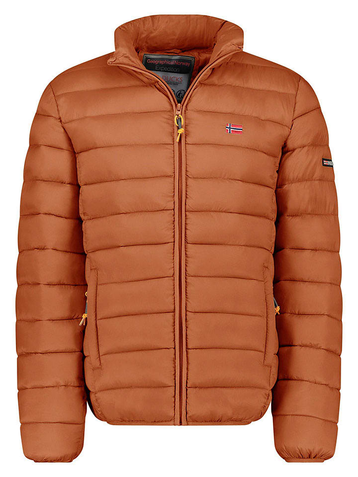Geographical Norway Steppjacke "Amigolor" in Hellbraun - 65% | Größe XXL | Herrenjacken