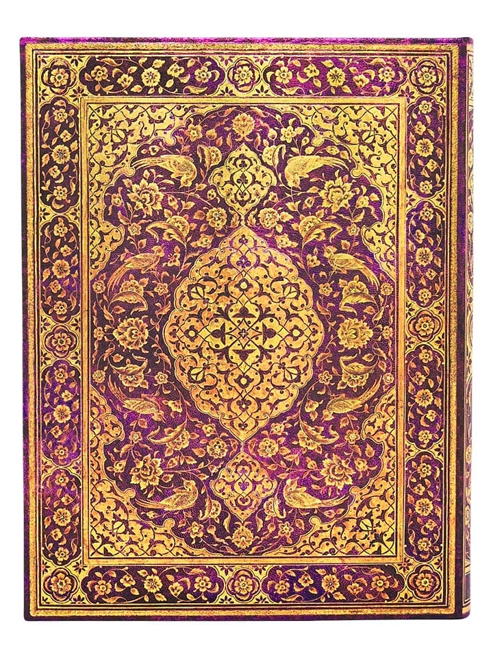 Paperblanks Tagesplaner ''2026 - Der Obstgarten'' in Rot/ Gold - (B)18 x (H)23 cm - 42% | Buero-schulbedarf
