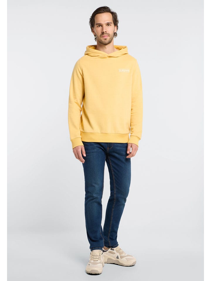 ELBSAND Hoodie in Gelb - 60% | Größe L | Herren-sweatshirts-jacken