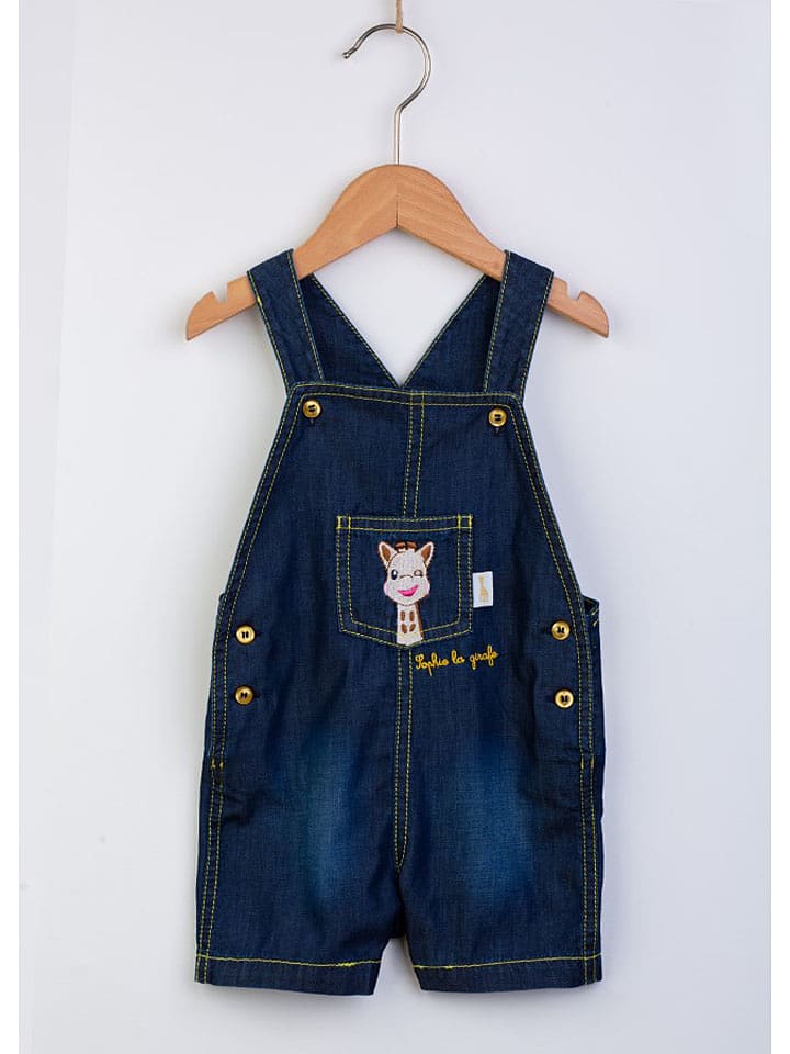 Sophie la Girafe Jeanslatzhose in Dunkelblau - 63% | Größe 74 | Babyhosen