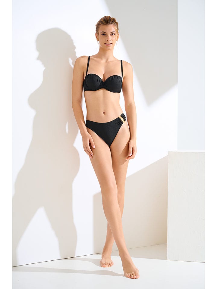 Lisca Bikini-Oberteil in Schwarz - 61% | Größe 40C-Cup | Damen-bademode