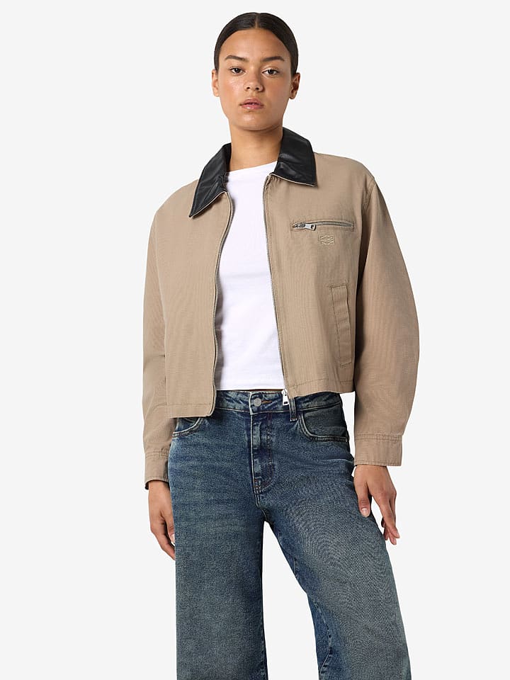 Noisy may Hemdjacke "Scotty" in Taupe - 51% | Größe L | Damenjacken
