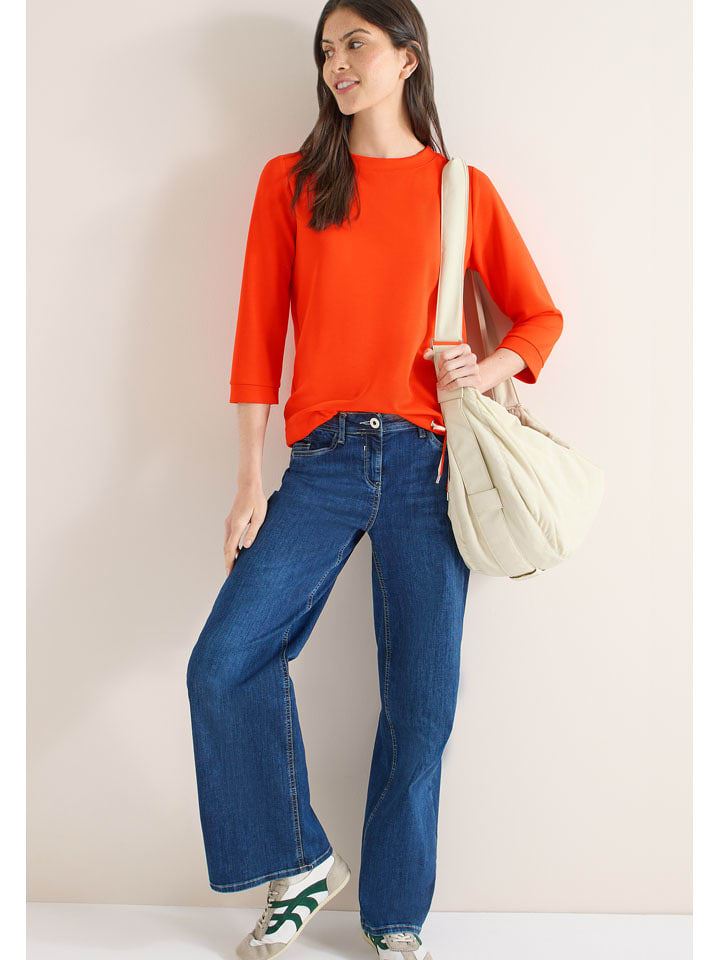 Cecil Sweatshirt in Orange - 41% | Größe M | Damen-sweatshirts-jacken