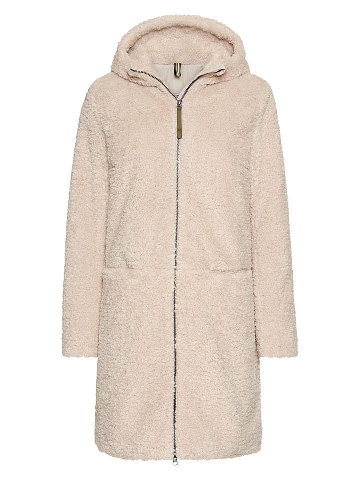 Camel Active Teddymantel in Beige - 61% | Größe 38 | Damenjacken