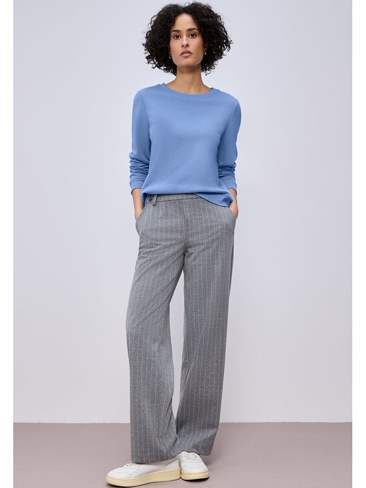 Street One Sweatshirt in Hellblau - 47% | Größe 44 | Damen-sweatshirts-jacken