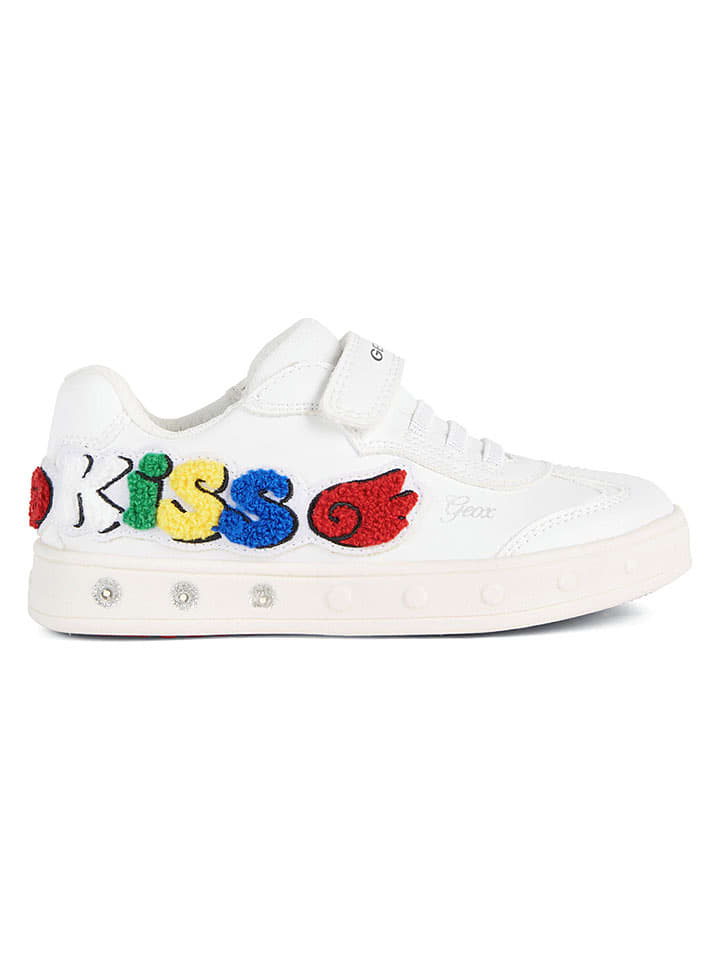 Geox Sneakers "Skylin" in Weiß/ Bunt - 49% | Größe 31 | Kindersneakers