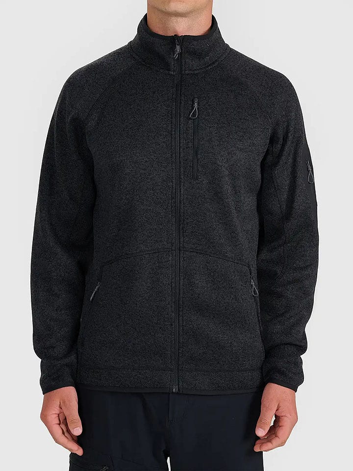 4F Fleecejacke in Schwarz - 46% | Größe L | Herren-pullover-sport