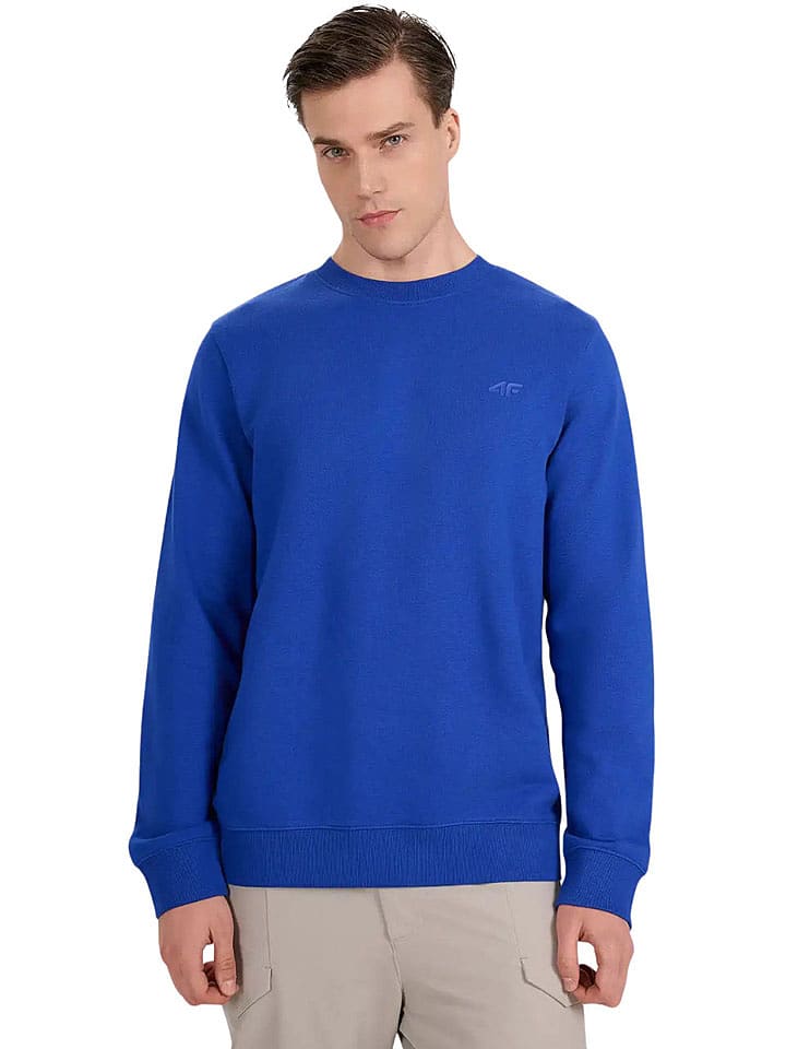 4F Sweatshirt in Dunkelblau - 60% | Größe XXL | Herren-plussize