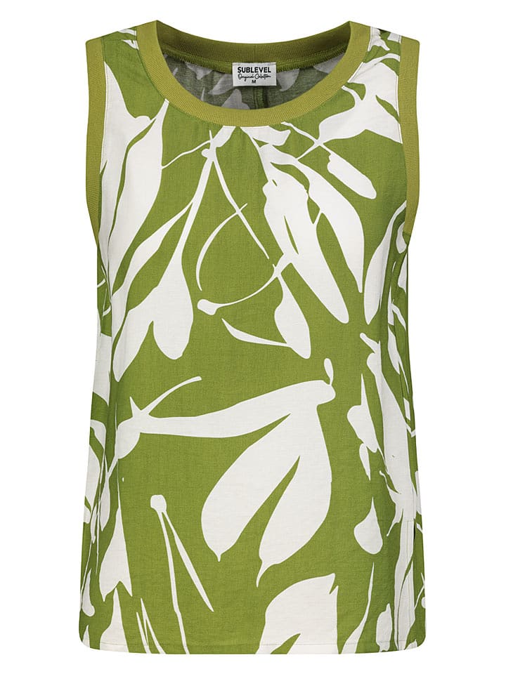 Sublevel Blusentop in Grün - 56% | Größe S | Damen-tops