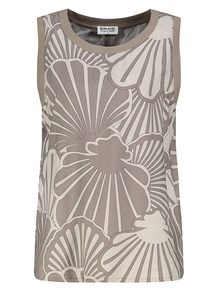 Sublevel Blusentop in Taupe - 28% | Größe M | Damen-tops