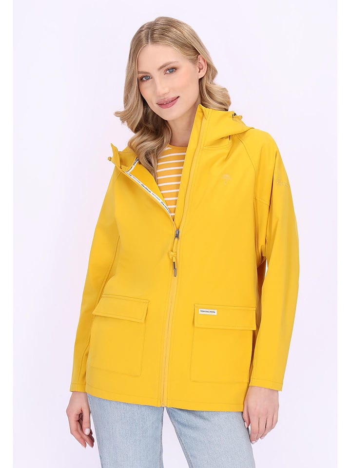 Schmuddelwedda Softshelljacke in Gelb - 75% | Größe S | Damen-outdoorjacken