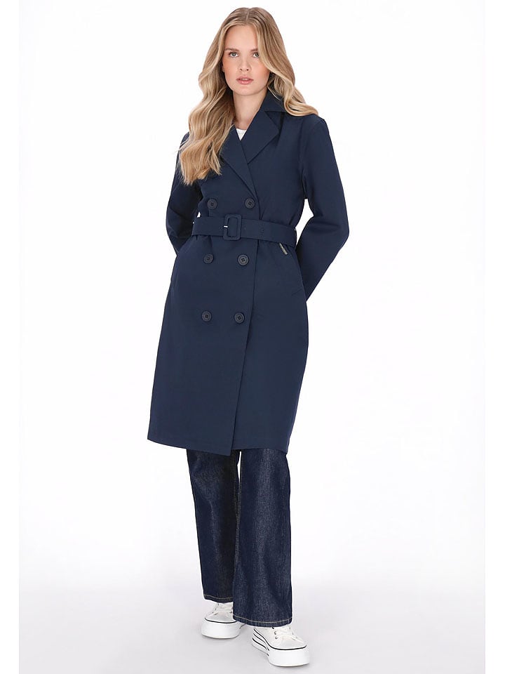 Schmuddelwedda Trenchcoat in Dunkelblau - 75% | Größe M | Damenjacken