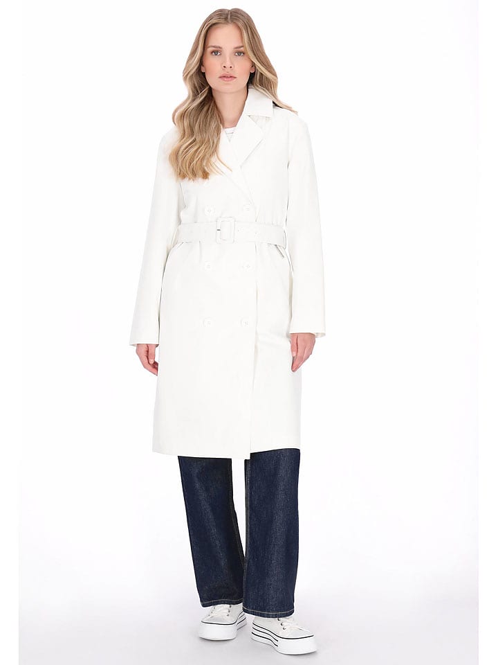Schmuddelwedda Trenchcoat in Creme - 72% | Größe XL | Damenjacken