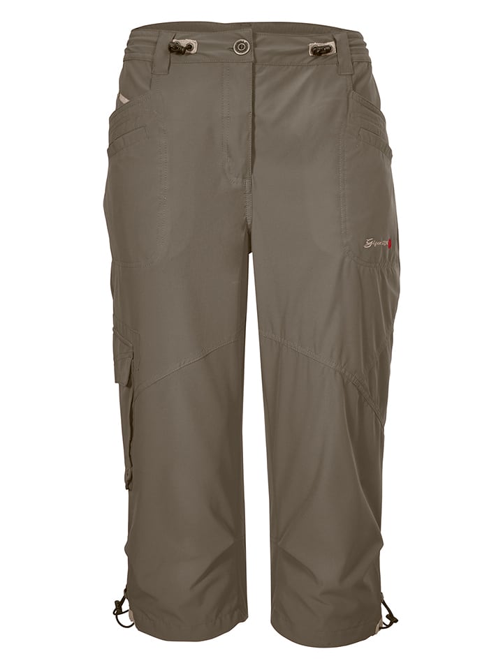 G.I.G.A. DX by KILLTEC Funktionscaprihose "GS 31" in Khaki - 55% | Größe 38 | Damen-sporthosen