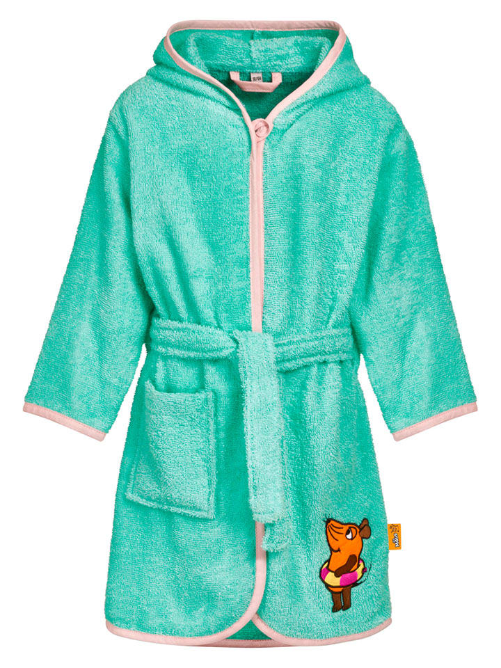 Playshoes Bademantel in Grün - 30% | Größe 146/152 | Baby-waesche