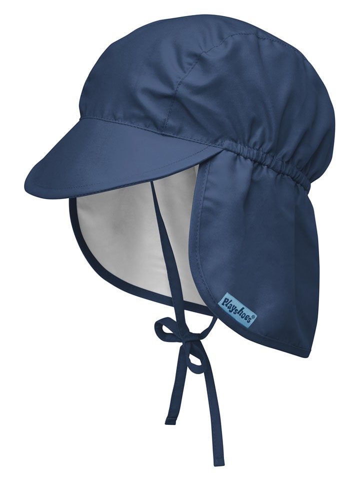 Playshoes Nackenschutzcap in Dunkelblau - 16% | Größe 47 cm | Baby-caps-huete