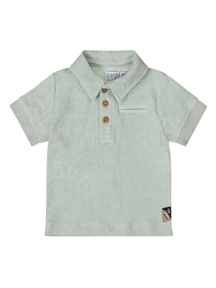 Dirkje Poloshirt in Hellgrün - 38% | Größe 98 | Baby-shirts