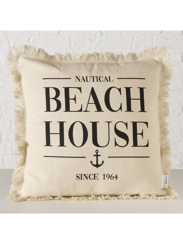 Boltze Kissen ''Nautic'' in Beige - (L)45 x (B)45 cm - 42% | Dekokissen