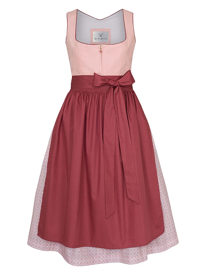Alpenfee Dirndl "Dalia" in Rosa - 53% | Größe 42 | Damen-dirndl