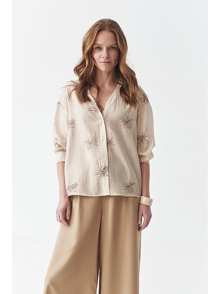 TATUUM Bluse "Rue" in Beige - 67% | Größe 42 | Damen-blusen