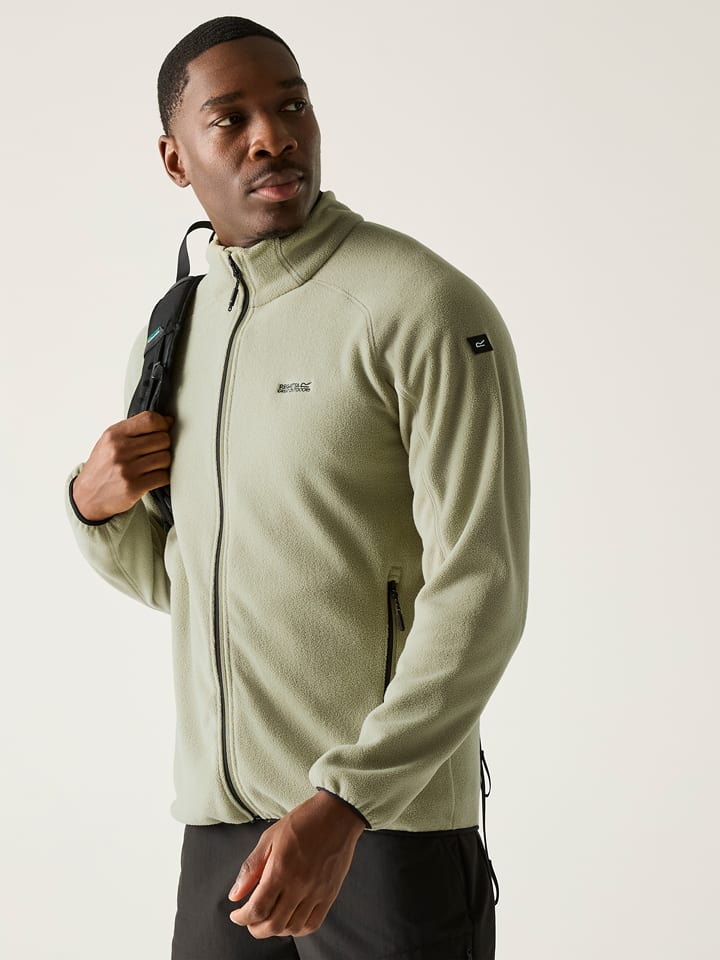 Regatta Fleecejacke "Hadfield" in Khaki - 70% | Größe L | Herren-pullover-sport