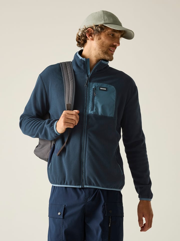 Regatta Fleecejacke "Frankie" in Dunkelblau - 66% | Größe XL | Herren-pullover-sport