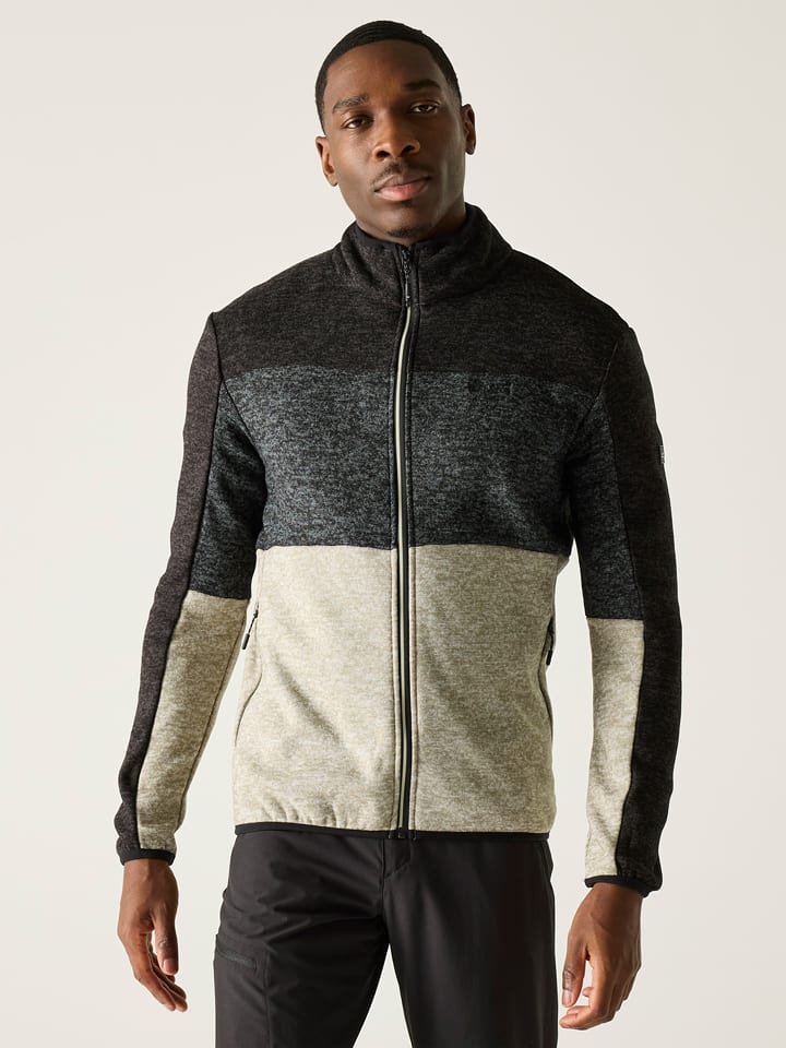 Regatta Fleecejacke "Elram" in Schwarz - 76% | Größe 3XL | Herren-pullover-sport