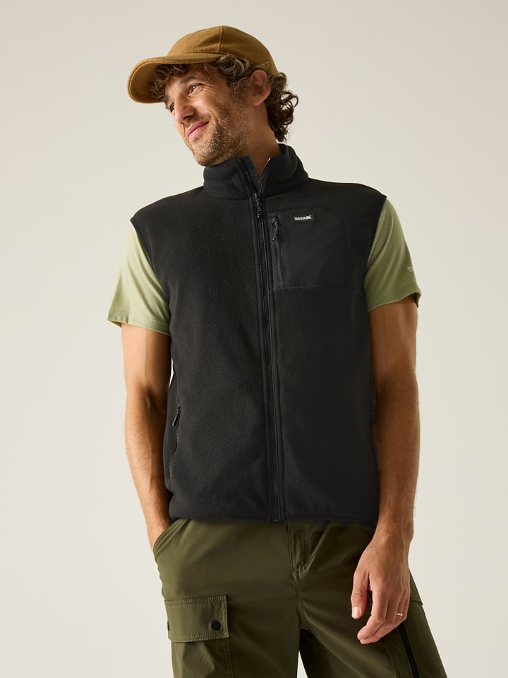 Regatta Fleeceweste "Frankie" in Schwarz - 61% | Größe XL | Herren-outdoorjacken