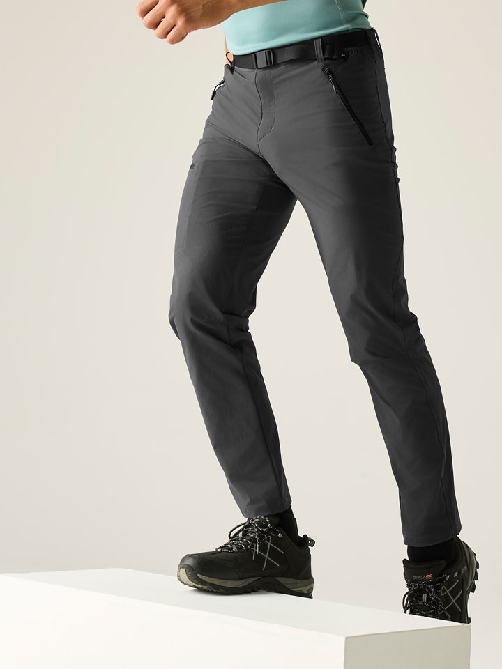 Regatta Trekkinghose "Xert Stretch" in Anthrazit - 67% | Größe 56 | Herren-outdoorhosen