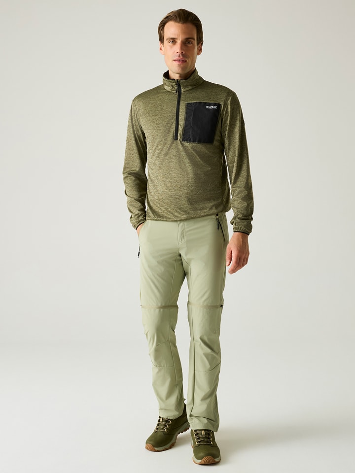 Regatta Zipp-Off-Trekkinghose "Mountain" in Grün - 70% | Größe 54 | Herren-outdoorhosen