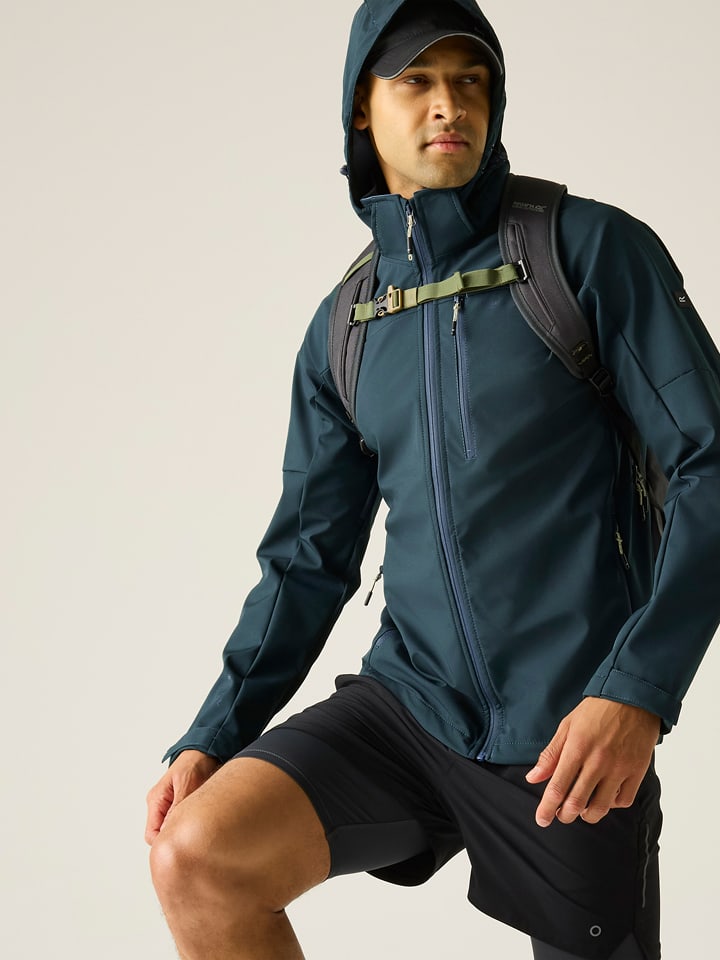Regatta Softshelljacke "Arana" in Dunkelblau - 68% | Größe 3XL | Herren-outdoorjacken