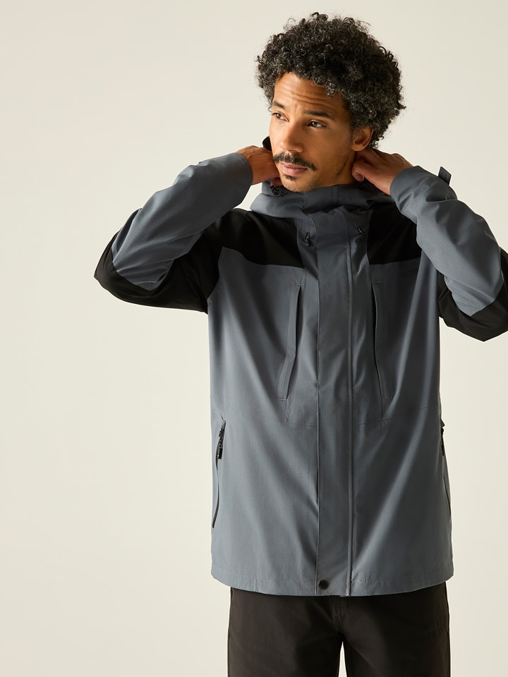 Regatta Funktionsjacke "Freesdale" in Grau - 75% | Größe XXL | Herren-outdoorjacken