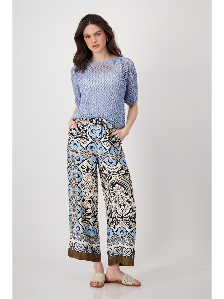monari Pullover in Hellblau - 76% | Größe 42 | Damen-pullover-cardigans