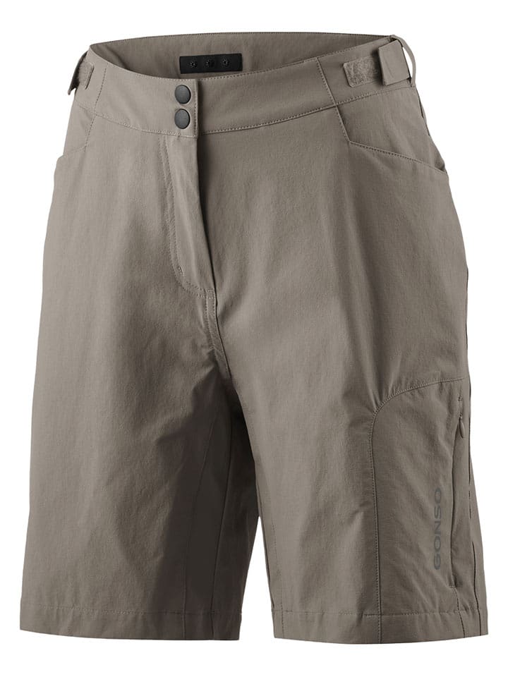 Gonso Fahrradbermudas in Beige - 50% | Größe 38 | Damen-sporthosen