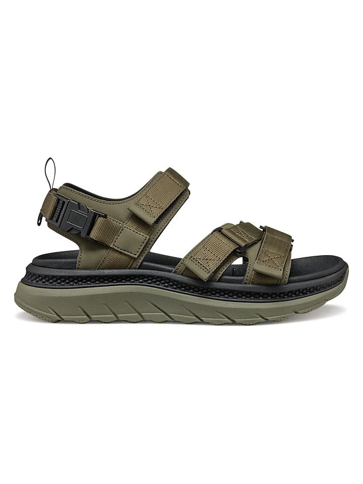 Geox Sandalen "Spherica Actif" in Khaki - 42% | Größe 44 | Herrensandalen