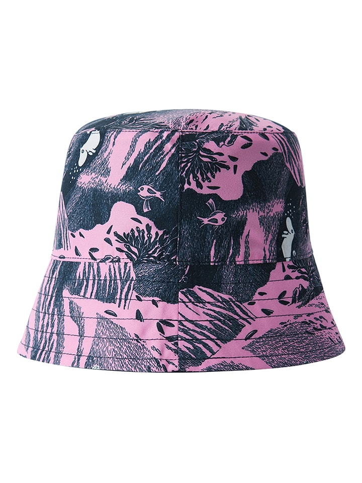 Reima Wende-Sonnenhut "Moomin" in Dunkelblau/ Rosa - 16% | Größe 54 cm | Baby-caps-huete